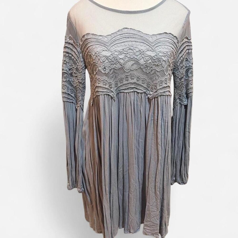 Altar-d-state Women's Blue and Grey Dress